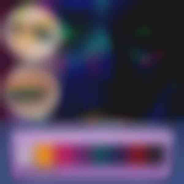 Vodotopiva fluorescentna paleta šminke | NEONGLAM